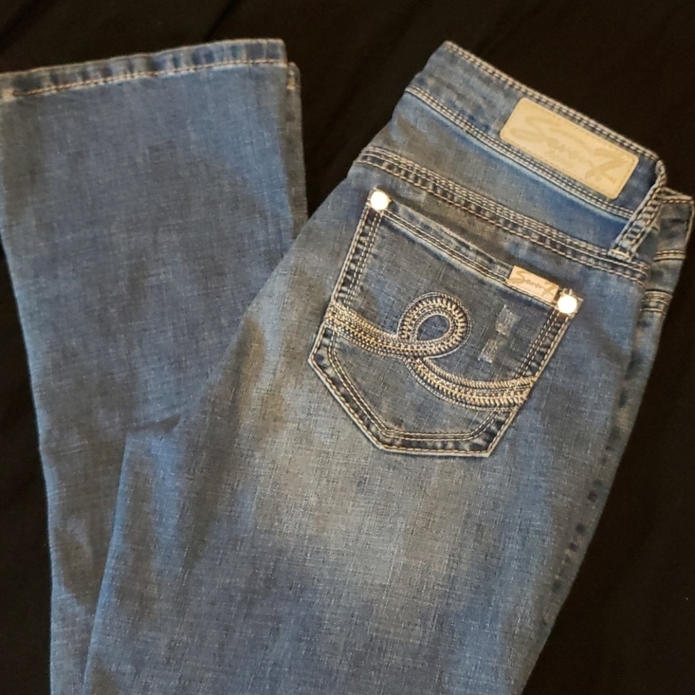 Seven7 Rocker Slim Boot Cut Jeans, Sz 6